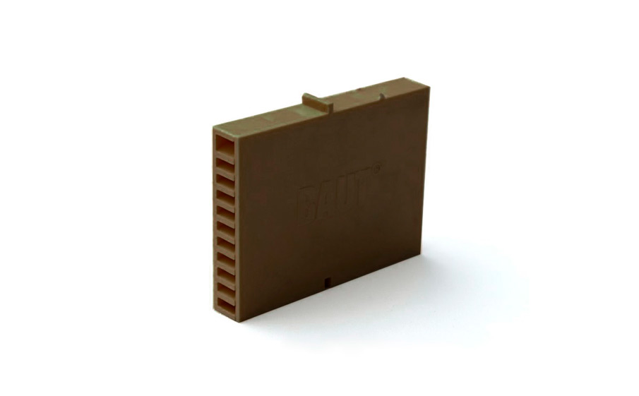 Вентиляционно-осушающая коробочка BAUT коричневая, 80*60*12 мм